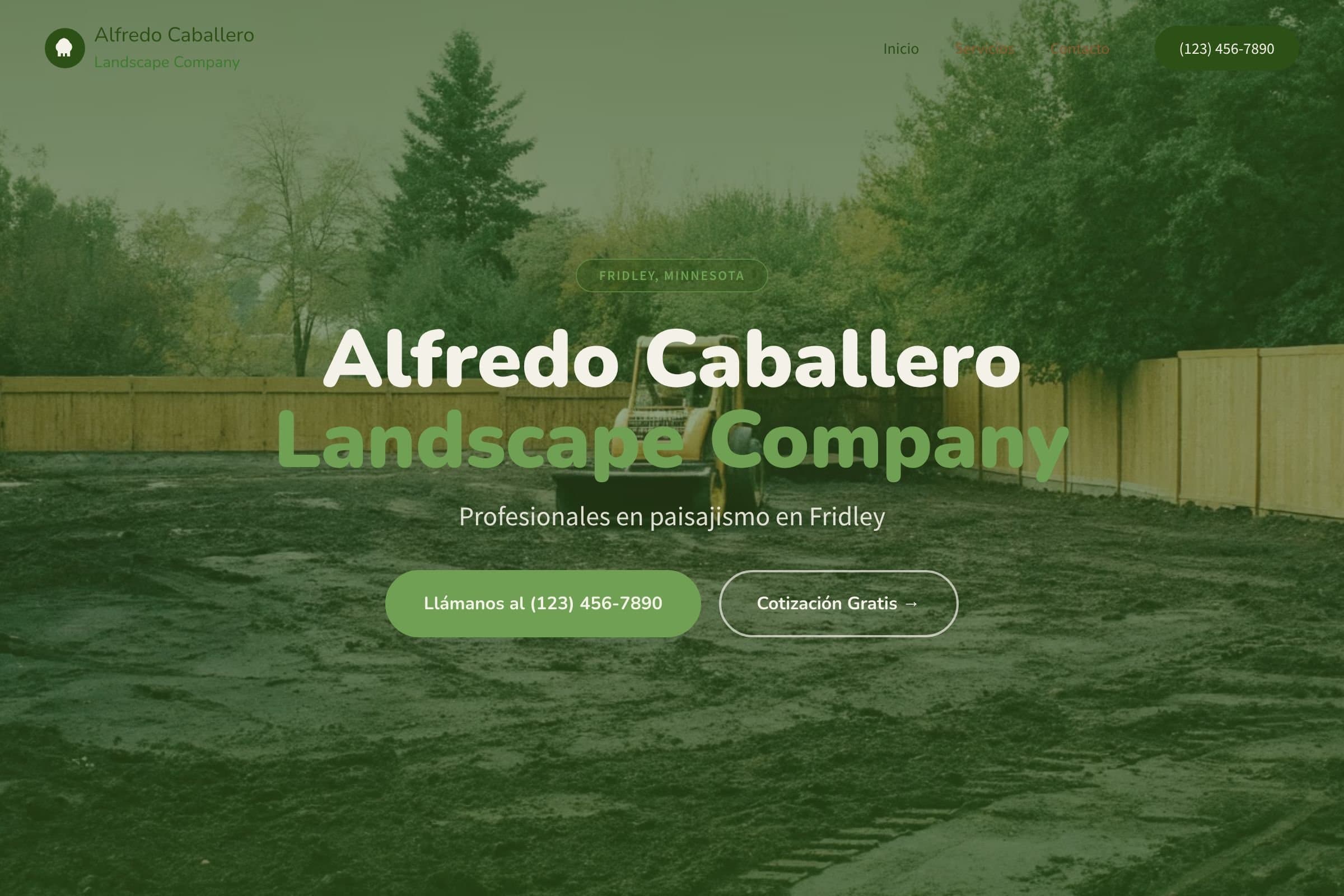 Alfredo Caballero Landscape Company