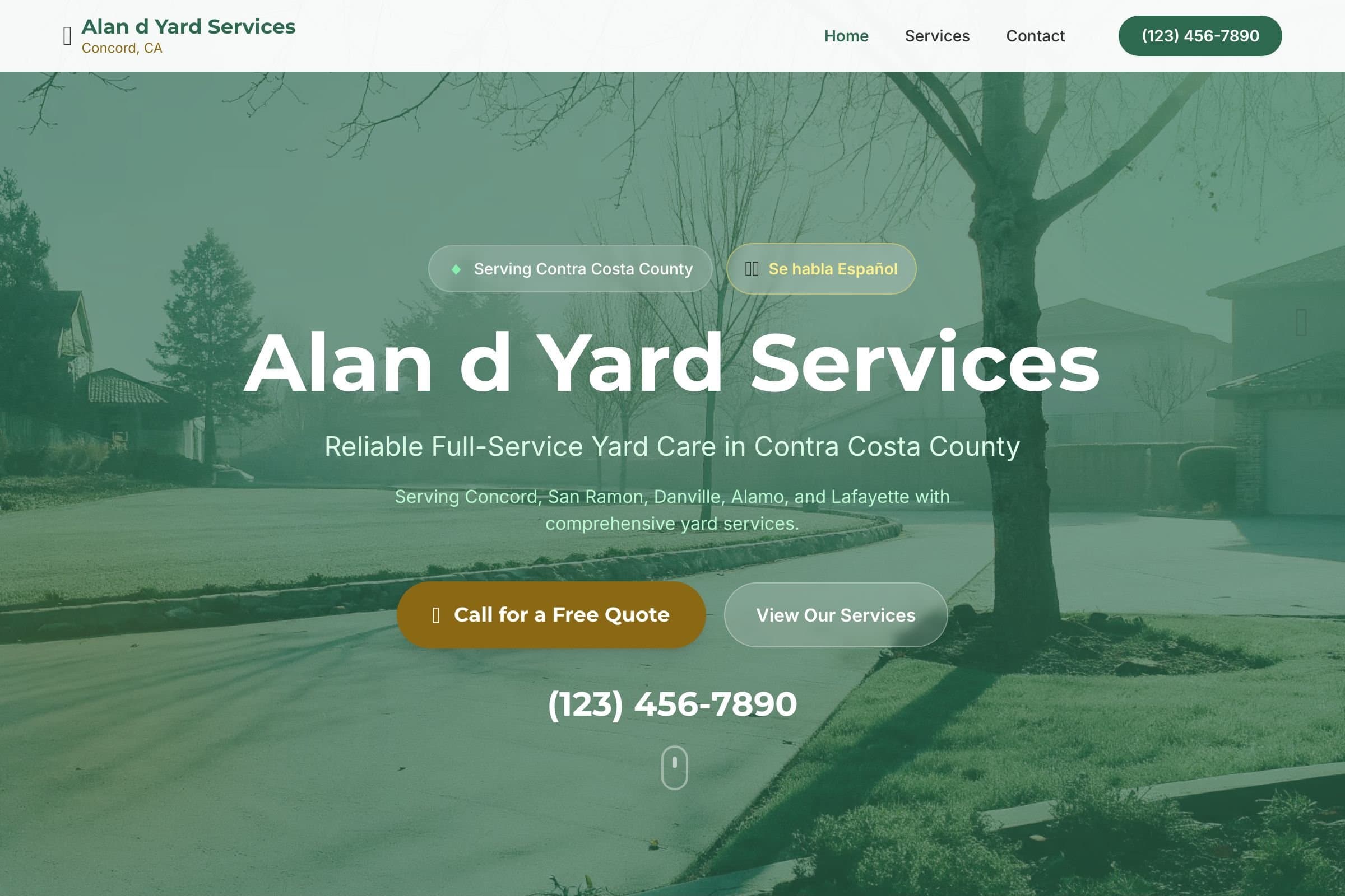 Alan d yard services