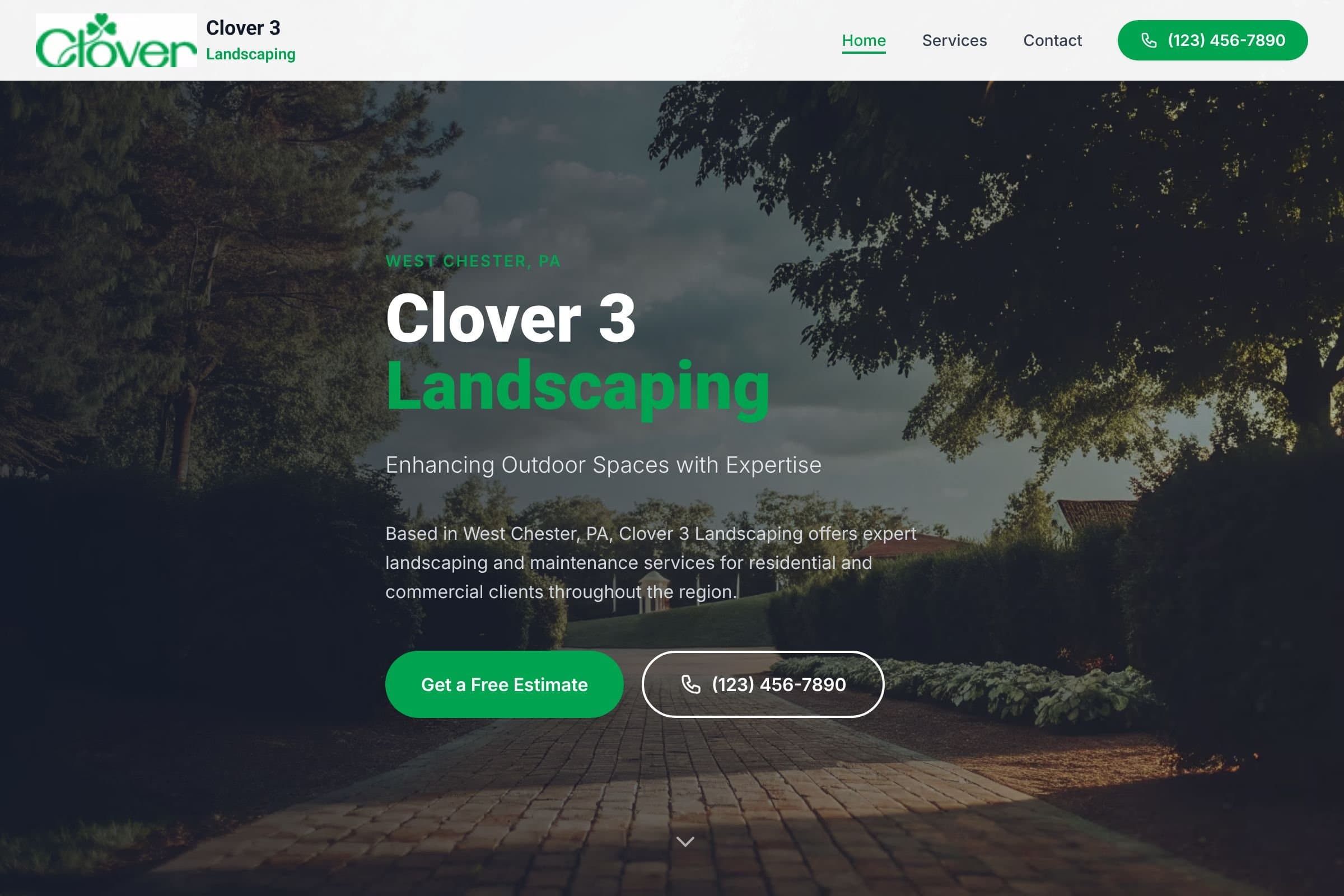 Clover 3 Landscaping