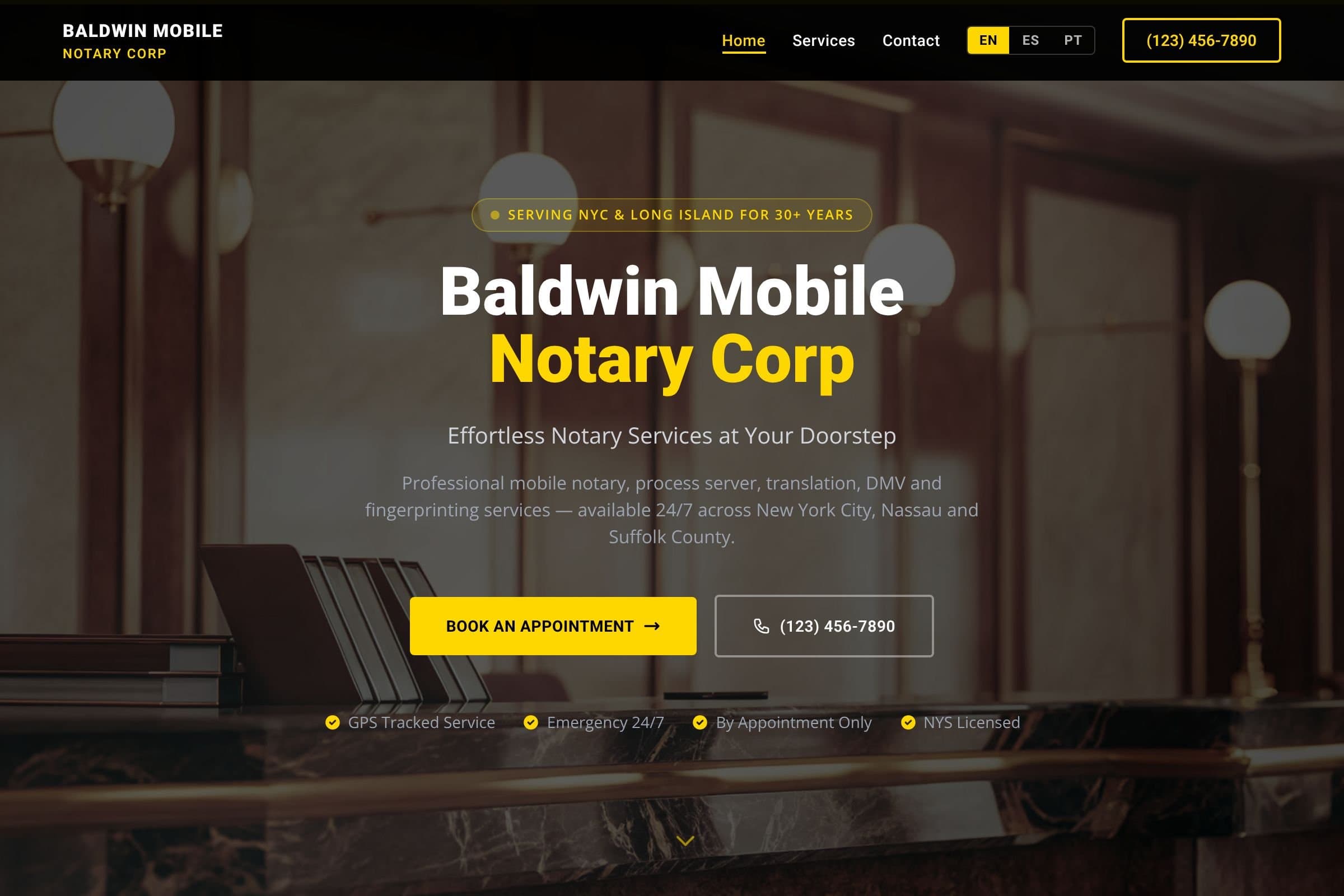 Baldwin mobile notary corp