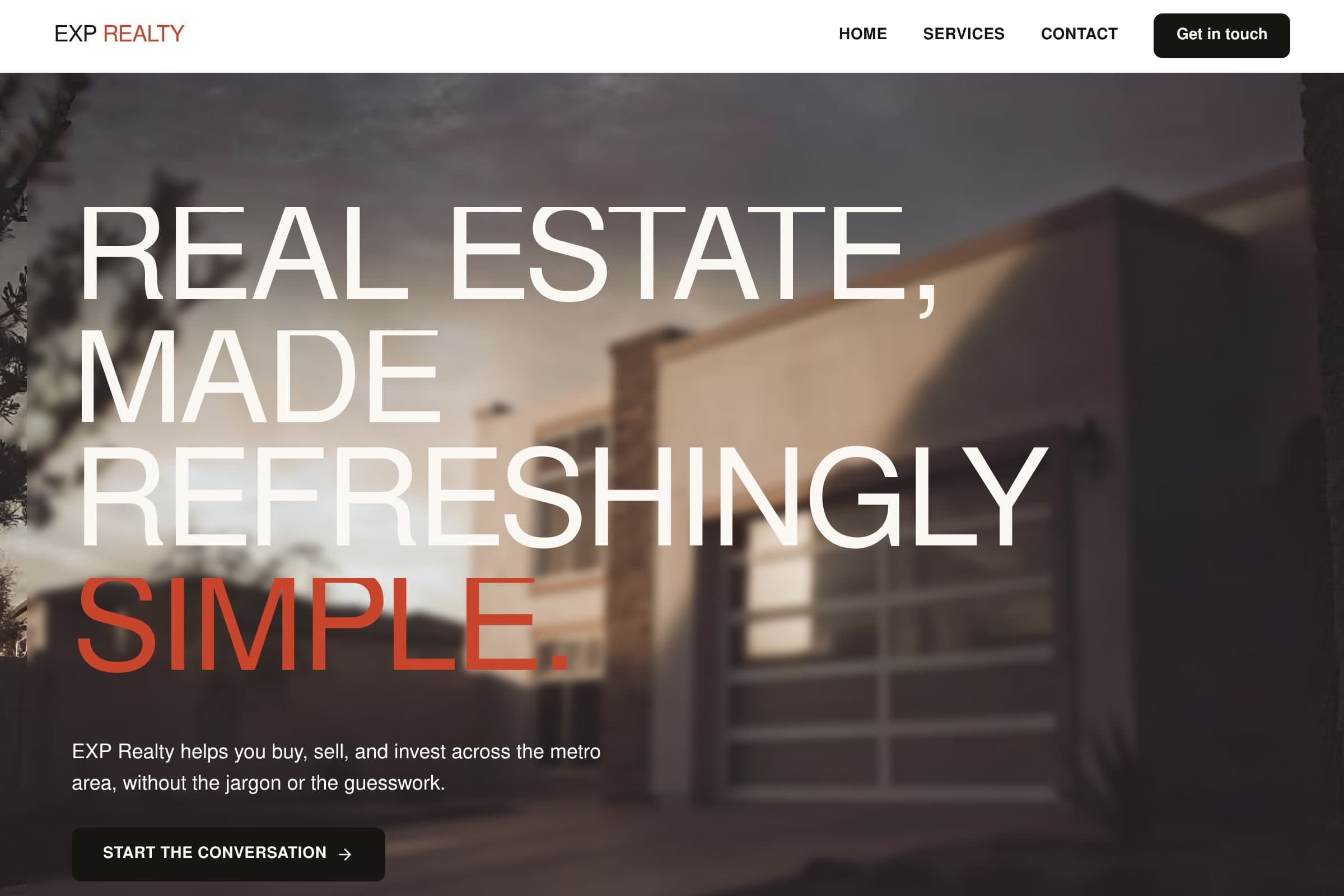 EXP REALTY website