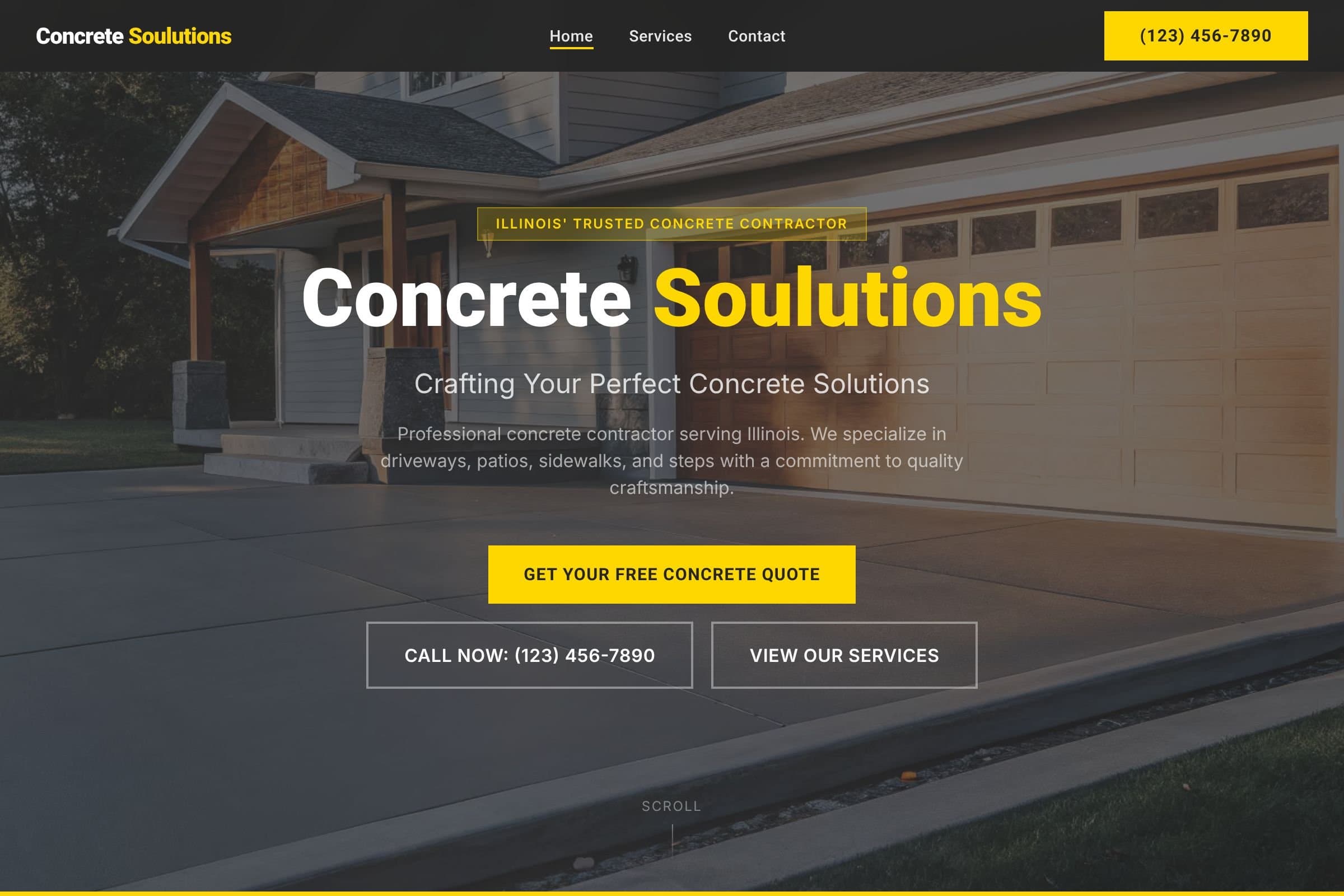 Concrete Soulutions website